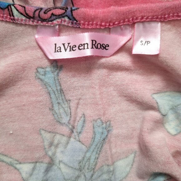 La Vie En Rose Pink Floral Nightie - Picture 3 of 4